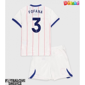 Chelsea Wesley Fofana #3 Dětské Alternativní dres komplet 2026-27 Krátký Rukáv (+ trenýrky)